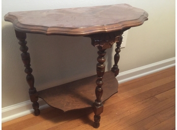 Smallvintage 3 Legged Table With Unique Top