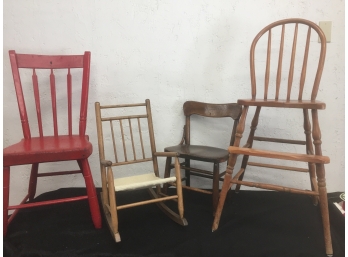 Chidrens Antique Chair Assortment