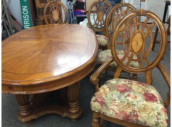 Oval Table With 4 Chairs