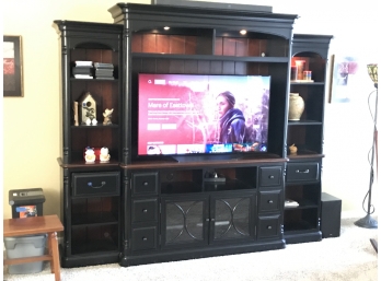 Large High Quality 4 Piece Entertainment Console- Holds Up To A 60' TV