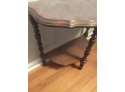 Smallvintage 3 Legged Table With Unique Top
