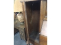 Antique Armoire With Side By Side  Secretary-w/  Mirror