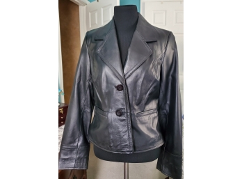 Leather No Lace Vintage I.E. Leather Jacket