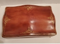 LOOK AT THIS BEAUTY! Vintage 1960s Italian Leather Jewelry Box