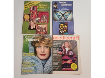 Vintage Crafting And Sewing Magazines