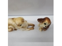 Vintage Kitty And Doggo Figurines