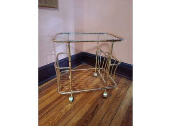 Sweet Vintage Brass Accent Table PICKUP ONLY