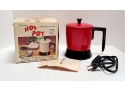 I LOVE VINTAGE PACKAGING 50s 60s NIB Red Vornado Hotpot