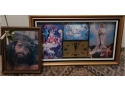 Gloriously Kitschy Midcentury Holographic Religious Art PICKUP ONLY