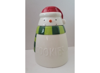 It's Never Too Soon For Christmas Stuffs! Vintage Hallmark Ceramic Cookie Jar Excellent Condition