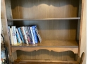 Large Wooden Desk And Bookshelf