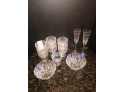 Crystal & Cut Glass Makers Include:  Dickey Glass Company Kathy Ireland, Please View Photos For Measurements