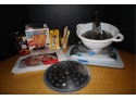 Kitchen Items Including Plastic Cutting Boards, Panfit Pan Liners, Poultry Roaster, Veggie Peeler, Pyrex
