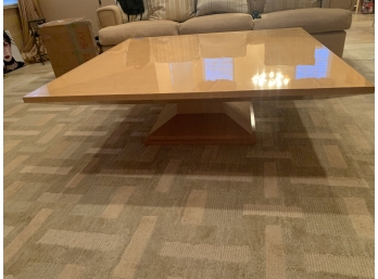 Cocktail Table -Blonde Wood 54'sq.