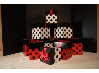 Nine Gift Boxes - Various Sizes