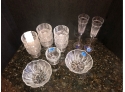 Crystal & Cut Glass Makers Include:  Dickey Glass Company Kathy Ireland, Please View Photos For Measurements