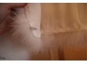Ladies White Faux Fur Jacket - Size Small