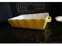 Baking Rack, Yellow Double Handled Casserole, Shell Serving Plate -Please View Photos For Measurements