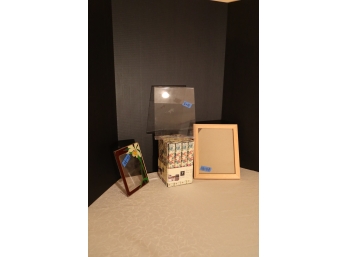 Photo Fun - 3 Photo Frames & Set Of 4 Small Photo Albums- Measurements In Photos