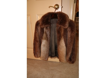 Ladies Short Fur Coat S/M