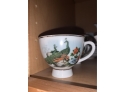 Tea Set  Featuring Pheasants- Marked 'Made In China'