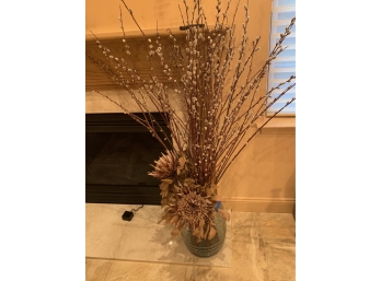 Decorative Floral Arrangement - Vase 18' H