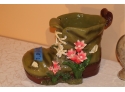 Decorative Items - Shoe Planter & Decorative Bath Accents - Measurements In Photos