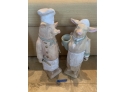 Figural Pigs Dressed As Chefs-  25' & 26'