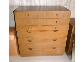 John Cameron MCM Heather-Walnut Lacquered Chest Of Drawers