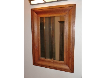 Handcrafted Solid Wood Rectangular Mirror