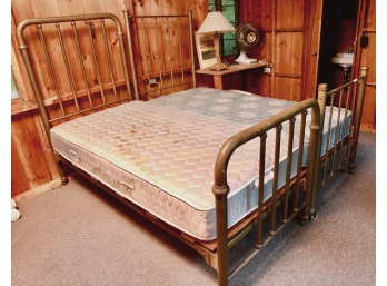 Pair Of Vintage Brass Beds - Twin Size