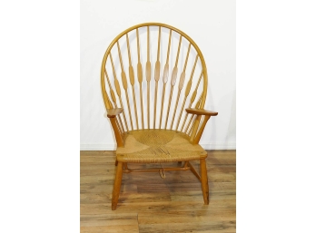 Vintage Hans Wegner Peacock Chair For Johannes Hansen - Danish Modern