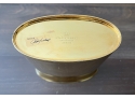 Gunilla Lindahl Designed Swedish Scandia Present Karlshamn 24K Gold-Plated Vase