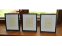 Set Of 3 Unused Pottery Barn Wood Gallery Frames - For 5x7 Photos
