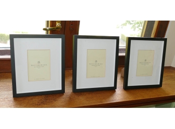 Set Of 3 Unused Pottery Barn Wood Gallery Frames - For 5x7 Photos