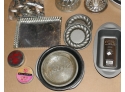 Cake/Loaf Pan Lot - Bundt, Pans, Tins, Cookie & Decorative Cutters