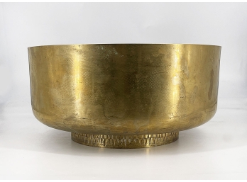 Mid-Century Danish Modern Brass Bowl By Raymor