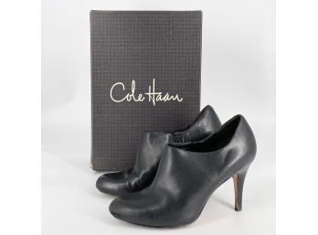 Cole Haan Black Leather Air Talia Bootie - Size 9.5
