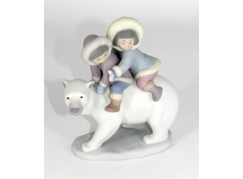 Lladro Porcelain Figurine - Eskimo Riders (#5353)