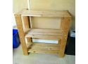 Solid Wood 3-Tier Shelf