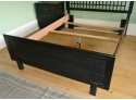 Alexander Julian Queen Size Black Wood Bed