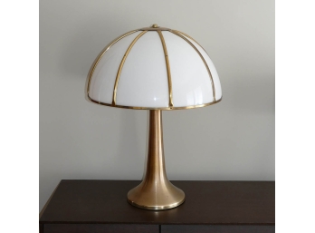 Gabriella Crespi Brass/Acrylic Fungo Lamp, C.1970s