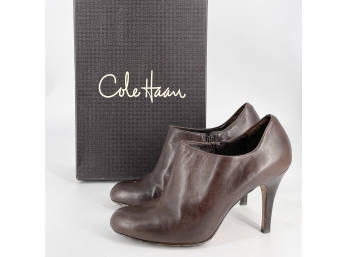 Cole Haan Dark Chocolate Leather Air Talia Bootie - Size 9.5