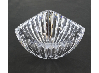 Ribbed Design Crystal Bowl