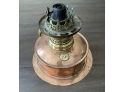 Vintage Swedish Copper Oil Lamp