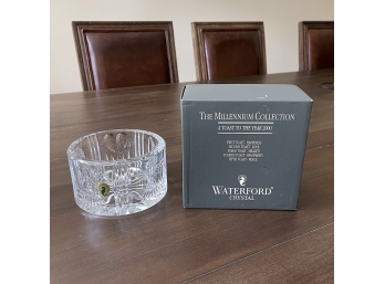 Waterford Crystal Champagne Bottle Coaster - The Millennium 2000 Collection - In Box