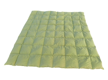 The Company Store Down Comforter - Queen Size - In Green