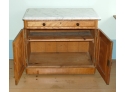 Antique Marble Top Wash Stand Cupboard From Bermondsey Market In England