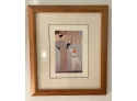 2 Different Framed Laura Fiume Lithograph Prints