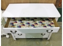 Vintage 3-Drawer Chest Of Drawers - Painted White
